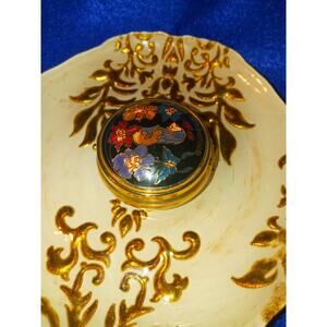 Cloisonne Singapore Personal Ashtray Vintage